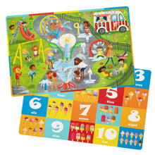 Load image into Gallery viewer, Splash Parks &amp; Ice Cream Cones Two-Sided Puzzle (24 pieces)